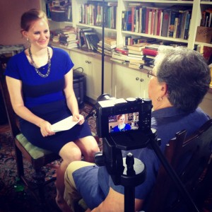 Dr. Mikaela Adams interviewed Dr. Perdue the morning of the lecture.