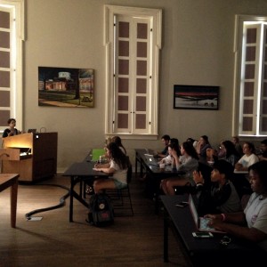 Dr. Simone Delerme teaches her Southern Studies 101 class