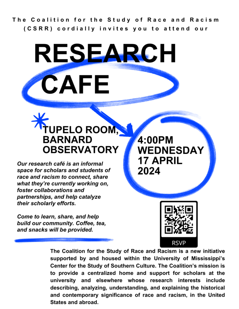 Research Cafe at 4 p.m. April 17