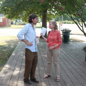 Photo by David Wharton. Patrick Weems with Katie McKee.