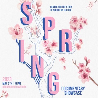 spring documentary showcase May 5 at 6 pm
