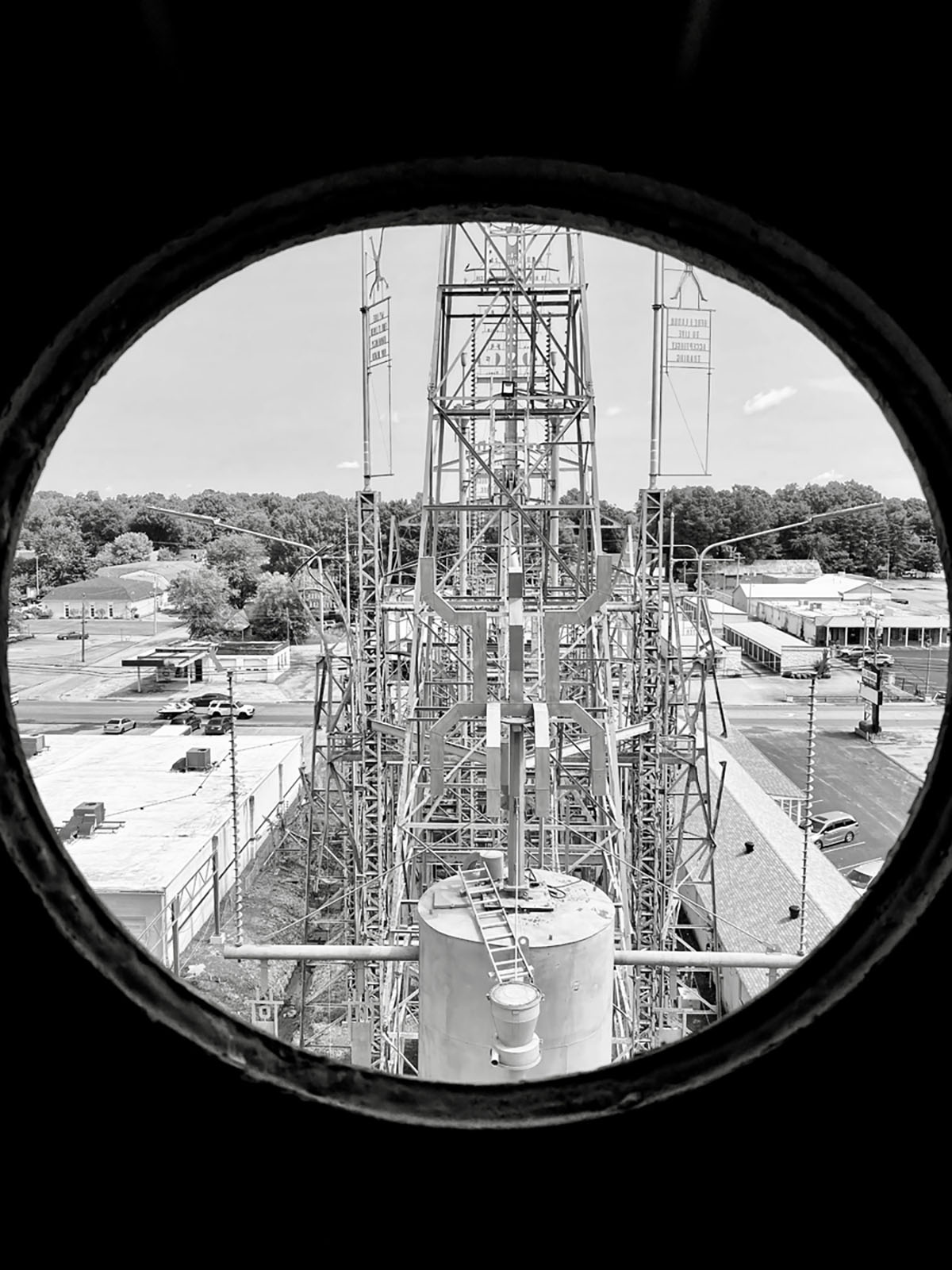 Aerial view taken of the Mindfield