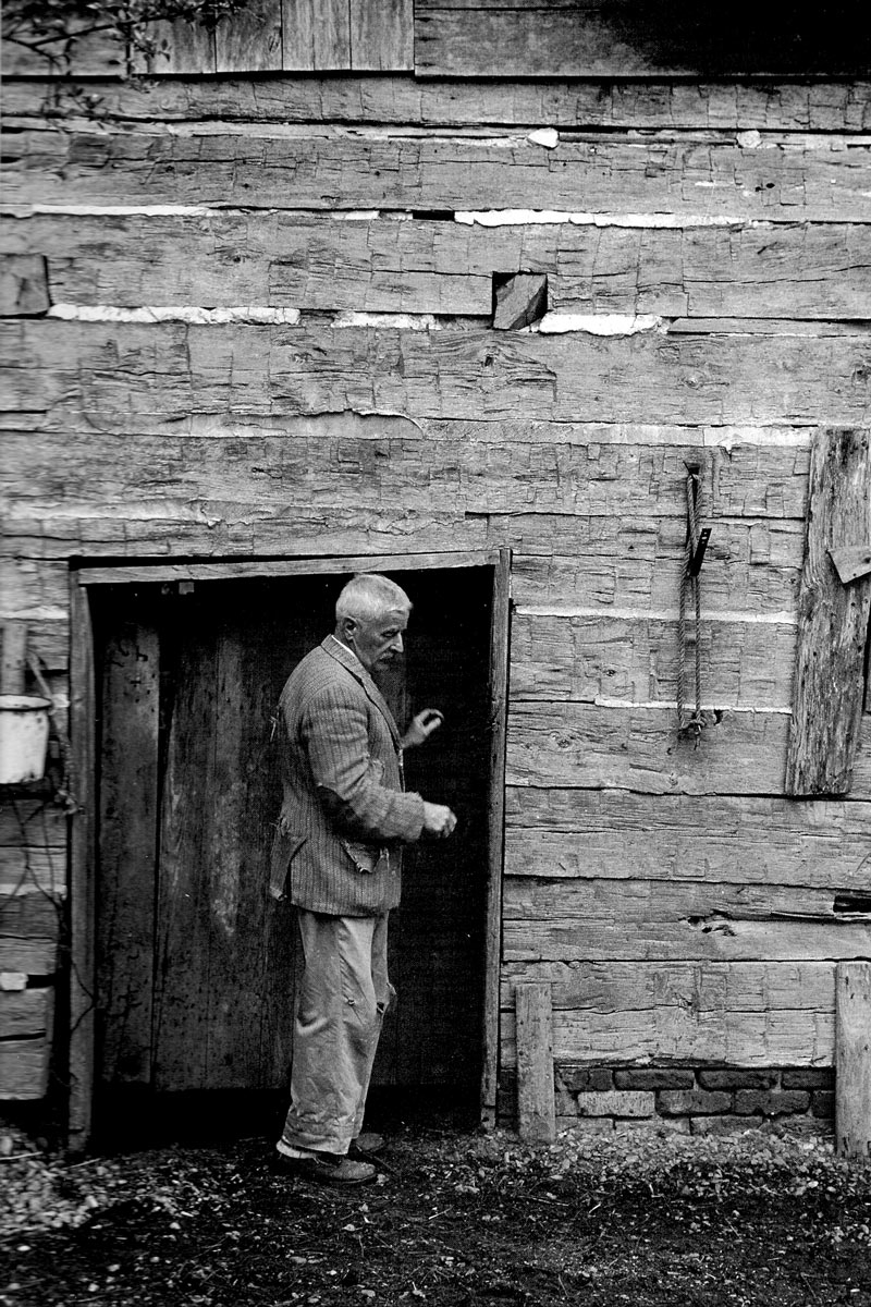 Faulkner Entering Barn