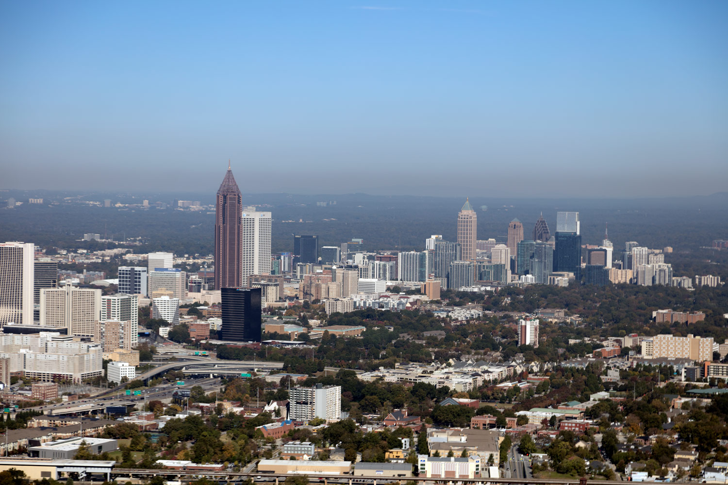 Skyline of downtown Atlanta, 2017 