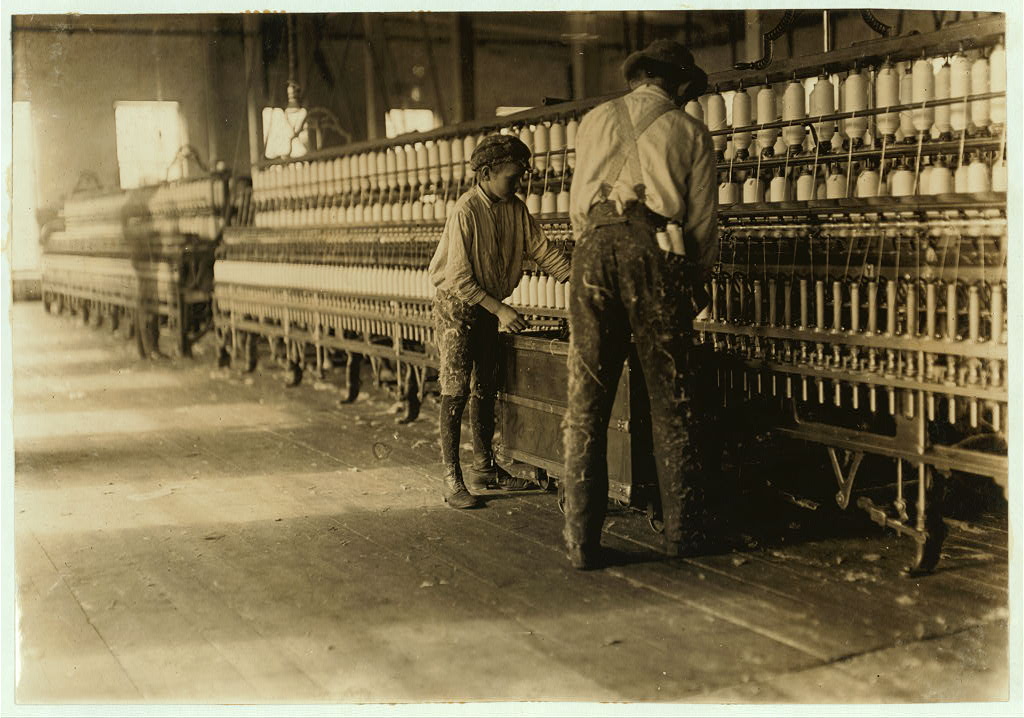 Doffers at Vivian Cotton Mills, Cherryville, NC, 1908