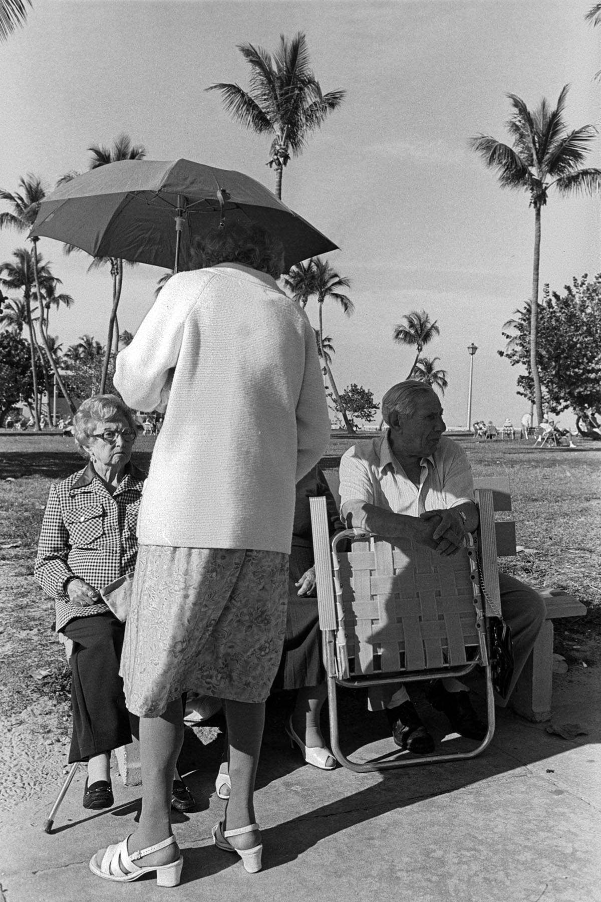 Couple with Daughter in Lummus Park