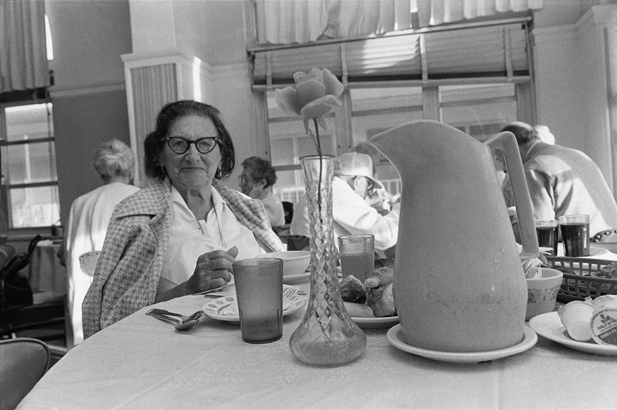 Woman in Dining Room of the An-Nell Hotel