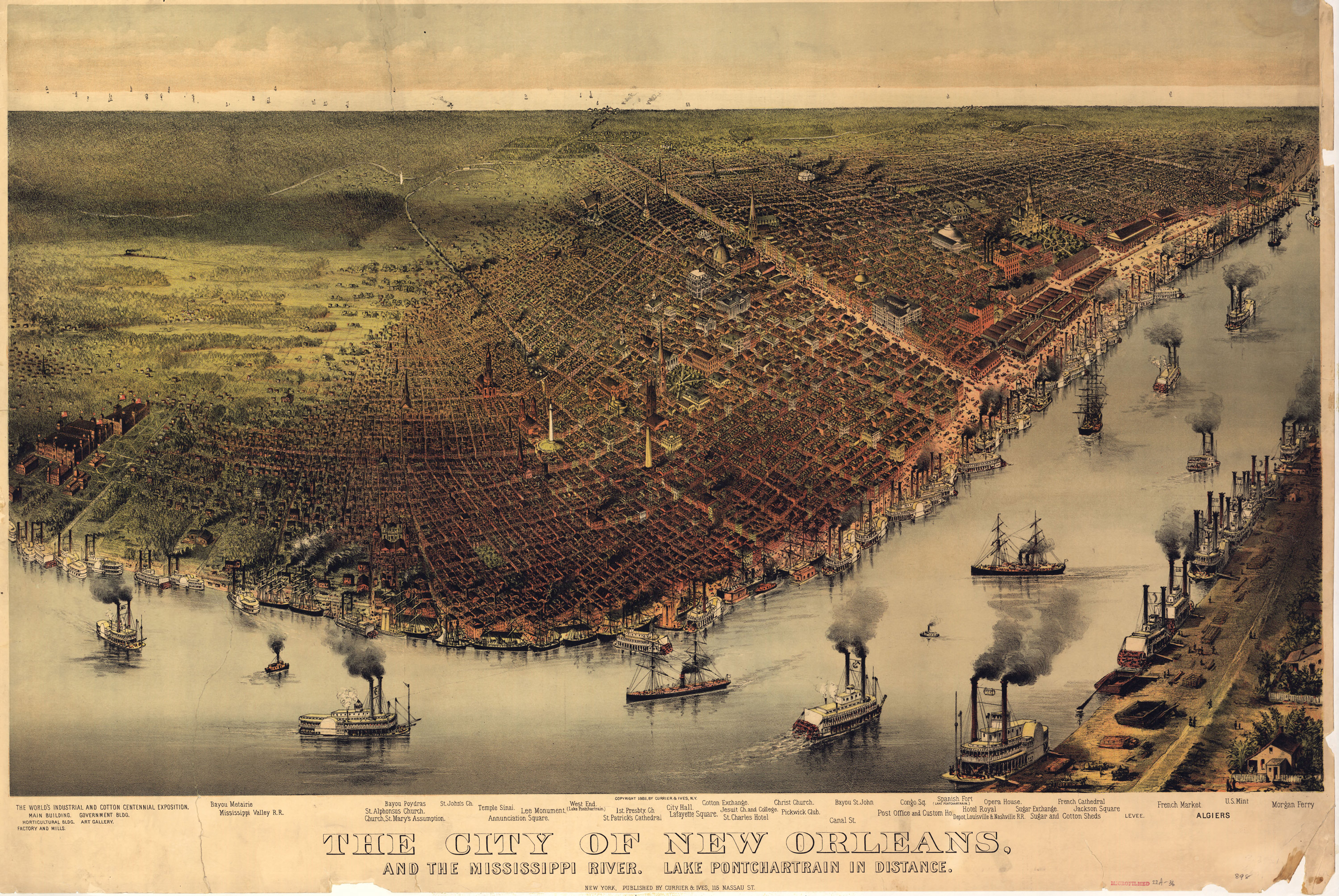 Map of New Orleans